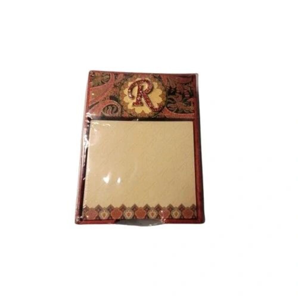 Punch Studio Initial “R” Stationery Set – 150 Sheets | Decorative Keepsake Box |